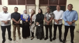 Ketua dan anggota DPRK Langsa selsai konprensi pers
