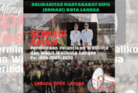 Brosur Gerakan Solidaritas Masyarakat Sipil (SOMASI) Kota Langsa