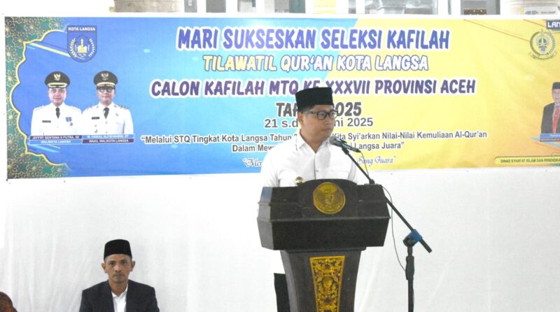 Caption: Wakil Wali Kota Langsa, Muhammad Haikal Alfisyahrin, ST. (Foto.doc)langsa.klikindonesia.co
