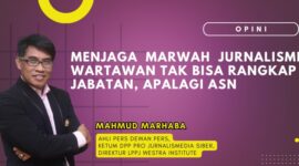 Caption: Foto Mahmud Marhaba, Ketum DPP PJS dan Ahli Pers Dewan Pers(doc)langsa.klikindonesia.co