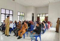 Caption: Camat Langsa Timur, Heri Setiawan beraudiensi dan mendengarkan aspirasi masyarakat Gampang Cinta Raja..