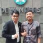Caption: Ketua DPD PJS Jambi, Wahyu Jati Syawaludin saat bersama Ketum DPP PJS, Mahmud Marhaba