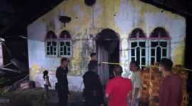 Foto: Kebakaran yang melalap satu unit rumah dan dua pintu kamar kos di Dusun Jawa Baru, Gampong Jawa, Kecamatan Langsa Kota.