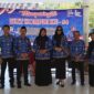 Caption: Sekretaris Daerah (Sekda) Kota Langsa, Dra. Suhartini, S. Pd, M. Pd yang juga menjabat sebagai Ketua KORPRI Kota Langsa didampingi oleh para Asisten Pimpinan Perangkat Daerah (OPD).