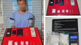 Caption: Foto Residivis/Pelaku berulang kasus narkoba berhasil diamankan bersama barang bukti sabu seberat 29,15 Gram.
