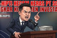 Caption: Karikatur Rusmin Abdul Gani Ketua Umum PB-HIPTI
