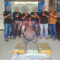 Caption: Tim gabungan dari Kantor Wilayah DJBC Aceh, Direktorat Interdiksi Narkotika, Bea Cukai Langsa, BNN RI dan BNN Provinsi Aceh bersama barang bukti Narkotika jenis Methamphetamine(Sabu) seberat sekitar 60 Kilogram.