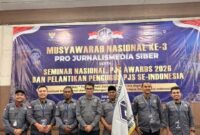 Caption: Ketua Umum DPP PJS, Mahmud Marhaba & Pengurus DPP PJS.
